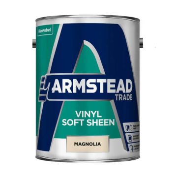 Armstead Trade Vinyl Soft Sheen Magnolia 5ltr