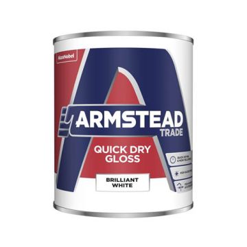 Armstead Trade Quick Dry Gloss Brilliant White 1ltr