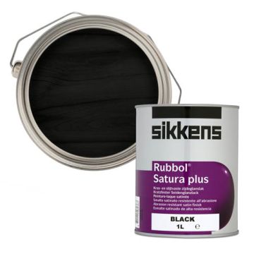 Sikkens Rubbol Satura Plus Black 1ltr