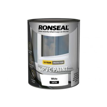 Ronseal UPVC Paint White Satin 750ml