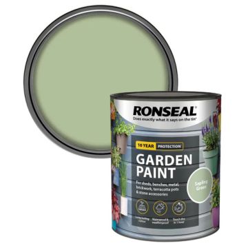 Ronseal Garden Paint Sapling Green 750ml