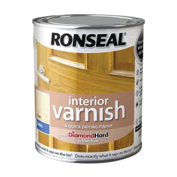 Ronseal Interior Varnish Satin Clear 250ml