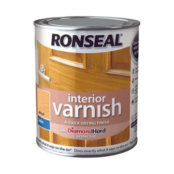 Ronseal Interior Varnish Satin Beech 250ml