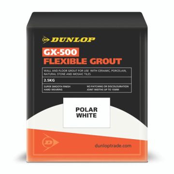 Dunlop GX-500 Flexible Grout Polar White 2.5KG
