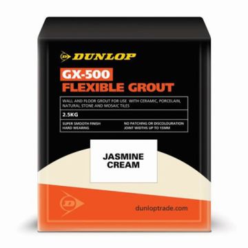 Dunlop GX-500 Flexible Grout Jasmine Cream 2.5KG