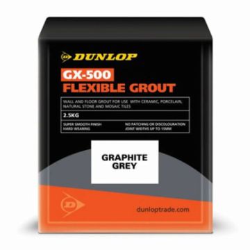 Dunlop GX-500 Flexible Grout Graphite Grey 2.5KG