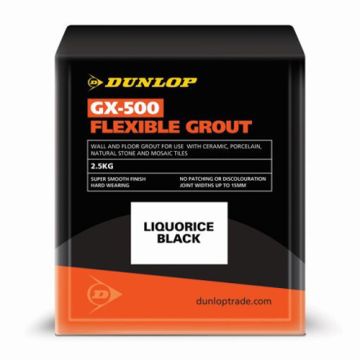 Dunlop GX-500 Flexible Grout Liquorice Black 2.5KG