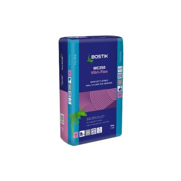 Bostik MC250 Vitri-Flax Rapid Setting Wall & Floor Tile Adhesive Gry 20kg