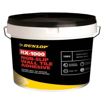 Dunlop RX-1000 Non Slip Wall Tile Adhesive 15kg