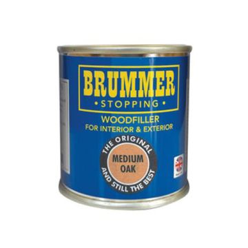 Brummer Woodfiller Medium Oak 250g