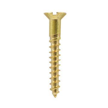 Brass Slot Countersunk Screws 12 x 2 1/2 Per 100