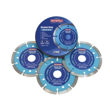 Faithfull Diamond Cut Blade 115mm FAIDBSET3C
