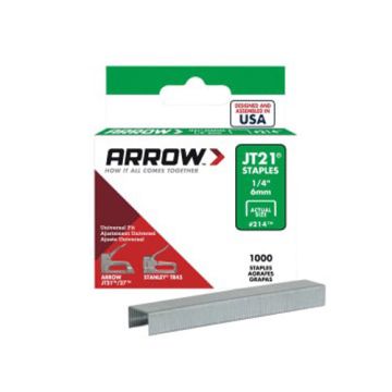 Arrow JT21 Staples 6mm ARRJT2114S 