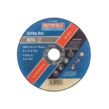 Faithfull 4" Metal Disc FAI1003M 