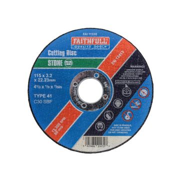 Faithfull 4 1/2" Stone Disc FAI1153S 