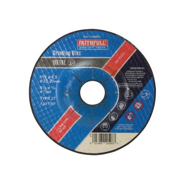 Faithfull 4 1/2" Metal Disc FAI1156MDG
