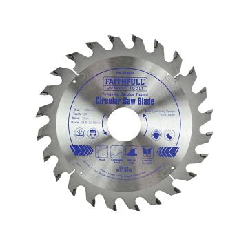 Faithfull Circular Saw Blade 160 x 24 Teeth FAIZ16024