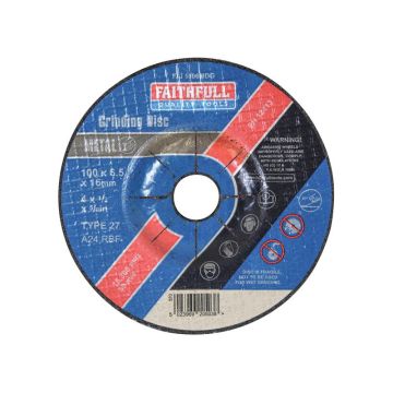 Faithfull Metal Grind Disc 100 FAI1006MDG