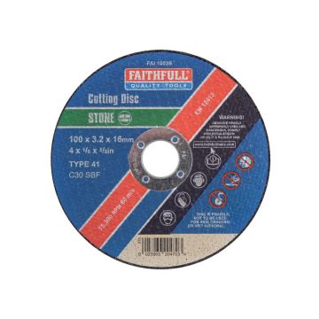 Faithfull Stone Cut Disc 3.2mm FAI1003S 