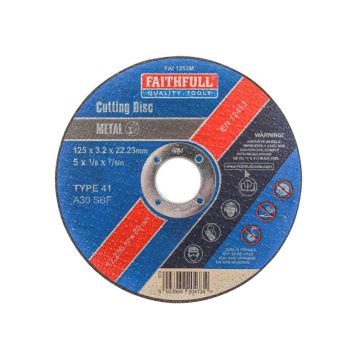 Faithfull Metal Cut Disc FAI1253M 