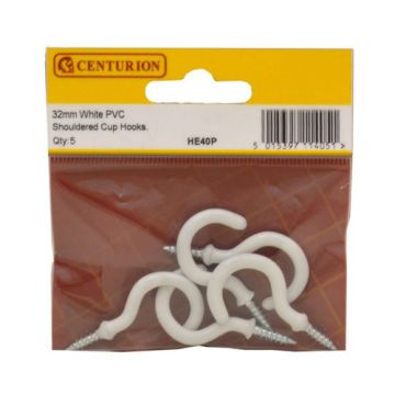 Centurion 1.25" White Shouldered Hooks