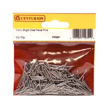 Centurion 15mm Steel Panel Pins 