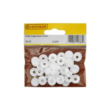 Centurion White Hinged Screw Caps 