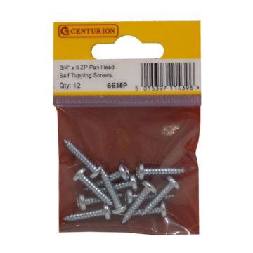Centurion 3/4" x 8 Self Tapp Slot Screws Per 12 