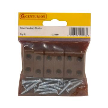 Centurion Brown Modesty Blocks