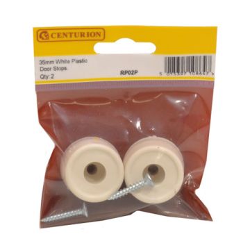 Centurion 35mm White Door Stops 