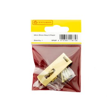Centurion 50mm (2") Brass Hasp And Staple 