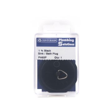 Centurion 1 3/4" Black Sink Plugs 