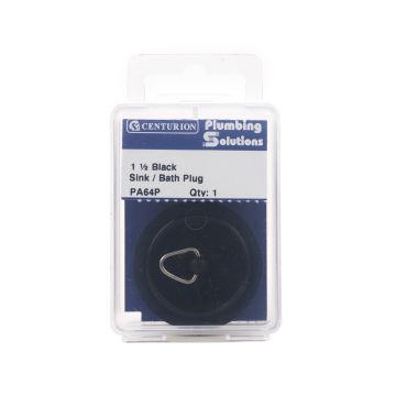 Centurion 1 1/2" Black Sink Plug 