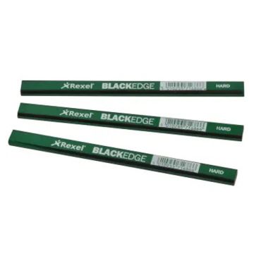 Rexel Blackedge Carpenters Pencil Hard BLAG