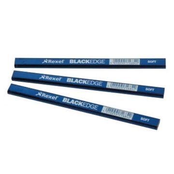 Rexel Blackedge Carpenters Pencil Soft BLAB