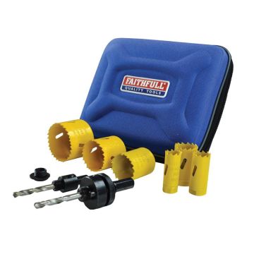 Faithfull Holesaw Kit Electric FAIHSKE