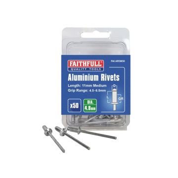 Faithfull Rivets 5mm FAIAR5M50