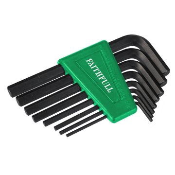 Faithfull 8 Piece Hex Key Set FAIHKS8AF