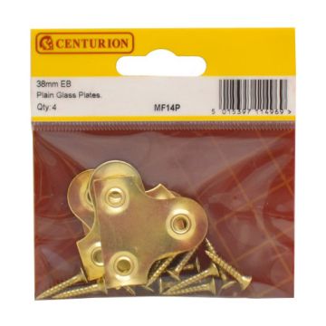 Centurion 1.5" Plain Glass Plate 