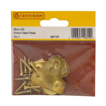 Centurion 1 1/2" Slotted Glass Plate 