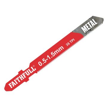 Faithfull Jigsaw Blades Metal FAIJBT118G 