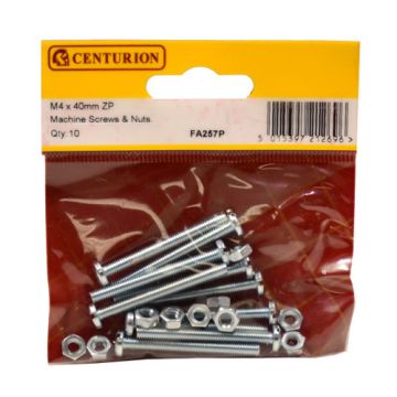 Centurion M4 x 40mm Nuts/Screws 
