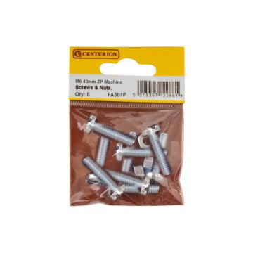 Centurion M6 x 40 Screws/Nuts 