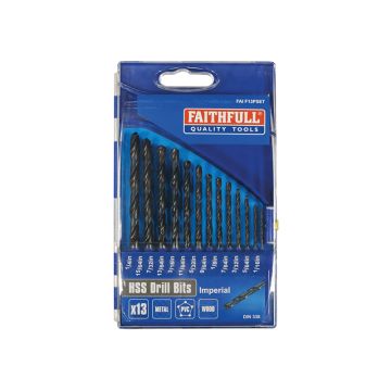 Faithfull Hss Drill Set FAIF13PSET 