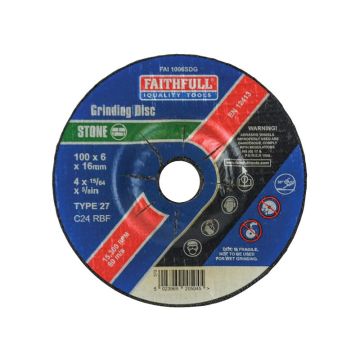 Faithfull Stone Grind Disc 4" FAI1006SDG