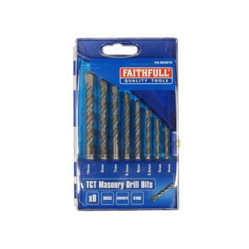 Faithfull Masonry Drill Set 8Pc FAIMDSET8