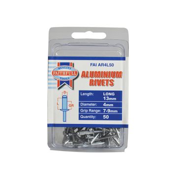 Faithfull Aluminium Rivet FAIAR4L50