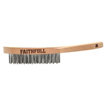 Faithfull Ss Scratch Brush FAI680S4 