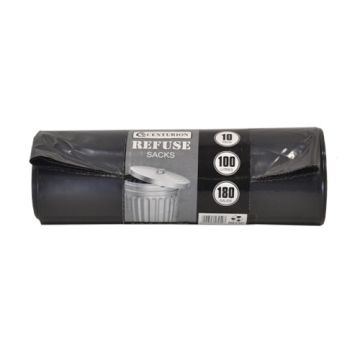 Centurion Bin Bags Black Pk 10Pk