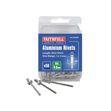 Aluminium Rivets FAIAR5S50 